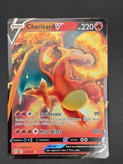 Charizard V 017/172 Holo V Rare Brilliant Stars LP - Image 1