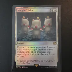 Moogles' Valor - #27 - Rare - Foil - MTG: Final Fantasy - FIN - Image 1