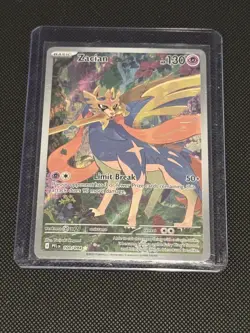 Zacian Illustration Rare Pokemon Phantasmal Flames 100/094 - Image 1
