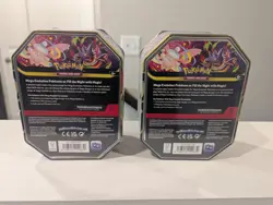 LOT OF 2 Pokemon TCG Mega Moonlit Tins - Gengar ex - Image 2