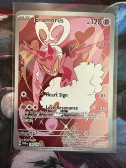 Enamorus 180/167 Twilight Masquerade Ultra Rare Full Art Pokemon - Image 1
