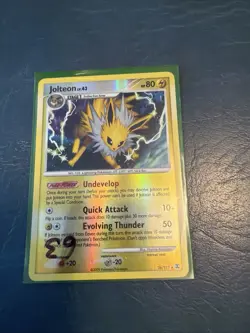Pokemon Jolteon 26/111 Rising Rivals Reverse Holo Rare English HP 80 Stage 1 - Image 1