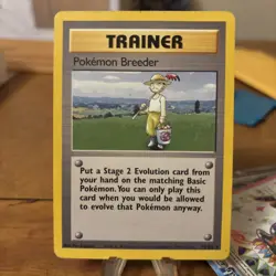 Pokemon Breeder 076/102 Base Set Regular - Image 1
