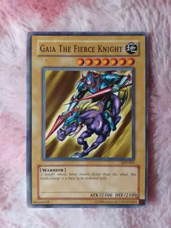 Yu-Gi-Oh! TCG Gaia The Fierce Knight Starter Deck Yugi SDY-007 Unlimited Common - Image 1