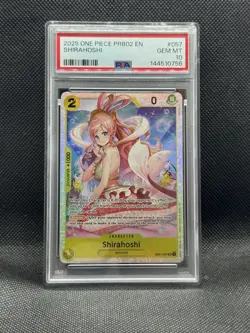 2025 One Piece EB01-057 Shirahoshi PRB02 English PSA 10 - Image 1