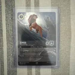 Disney Lorcana Simba - Returned King Enchanted Holo 215/204 English - Image 2