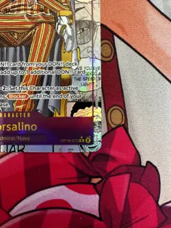 Borsalino (Manga) OP16-073 The Time of Battle Foil - Image 5