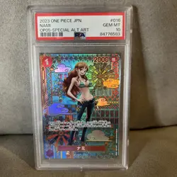 2023 One Piece Japanese OP05 #016 Nami Special Alternate Art PSA 10 GEM MINT - Image 1