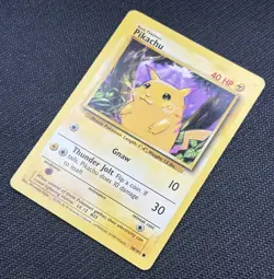 Pikachu 58/102 Common Unlimited Base Set 1999 - Pokemon Card TCG (MP) - Image 3