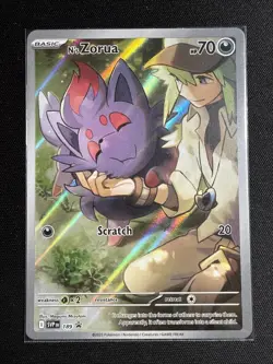 N's Zorua 189 Sv: Scarlet & Violet Promo Cards Holo - Image 2