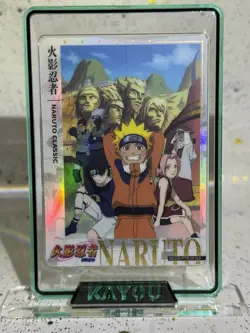 Naruto Classic Poster NRZ06-PTR-001L3 Official Naruto Kayou Trading Card T4W6 NM - Image 1