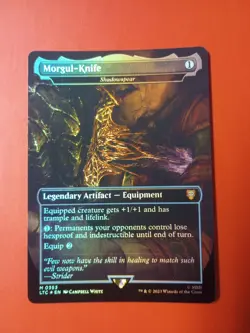 Mtg. Morgul-Knife - Shadowspear. Foil. Lord of the Rings Box Topper Fresh Pull - Image 1