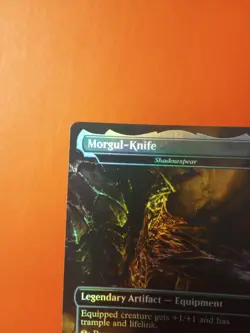 Mtg. Morgul-Knife - Shadowspear. Foil. Lord of the Rings Box Topper Fresh Pull - Image 3