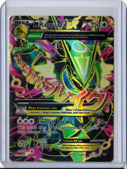 Pokemon TCG Mega M Rayquaza EX Roaring Skies Full Art Card 105/108 - Image 1