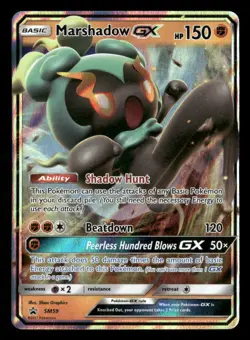 Marshadow GX - SM59 - Black Star Promo - Pokemon Card - NM/M - Image 1