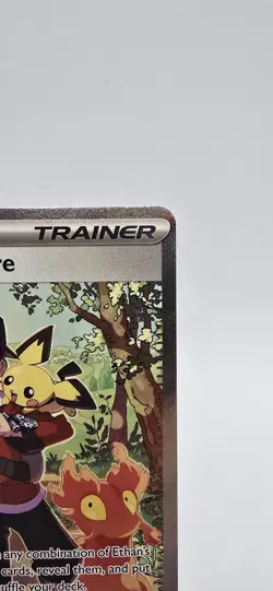 Pokemon TCG Destined Rivals Ethan's Adventure Full Art Trainer Card 236/182 A19 - Image 3
