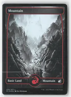 Mountain (275) 275 Land Innistrad: Midnight Hunt Magic: The Gathering Foil NM - Image 1