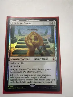The Mind Stone Marvel Super Heroes Foil MTG - Image 1