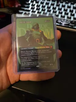 Doctor Doom (Borderless) (365) Marvel Super Heroes Foil Mtg Magic The Gathering - Image 4