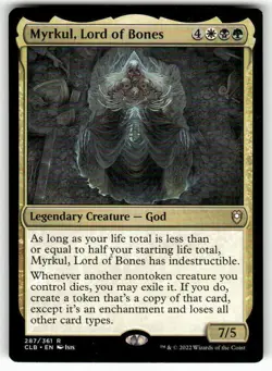 Myrkul, Lord of Bones 287 Commander Legends: Battle for Baldur's Gate MTG NM - Image 1
