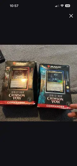 Magic Crimson Vow Deck - 1 Spirit Squadron + 1 Vampiric Bloodline -Sealed - Image 1