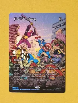 Marvel MtG, Final Showdown (Borderless) Foil MAR 0045 Mythic - Image 1