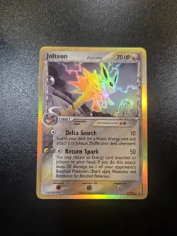 Pokemon TCG Jolteon Delta Species 7/113 Holofoil Near Mint - Image 1
