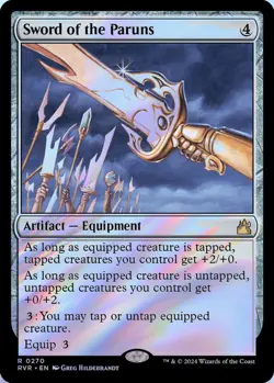 Sword of the Paruns 0270 MTG RVR NM Foil - Image 1