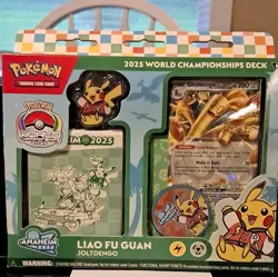 Pokemon Pokemon TCG 2025 World Championships Deck Liao Fu Guan JoltDengo 60 - Image 1