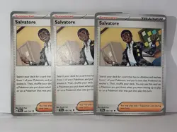 Salvatore 160/162 Pokemon TCG Temporal Forces 3x Playset - Image 1