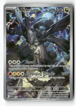 N's Zekrom 031 Holo Promo ME: Mega Evolution Promo Pokemon Near Mint - Image 1
