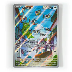 Pokemon - Chatot - 181/162 - SV Temporal Forces - Illustration Rare Card - Image 1