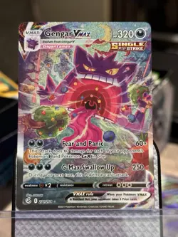 Pokemon TCG Sword & Shield Fusion Strike 271/264 Gengar VMAX ALT ART - Image 1