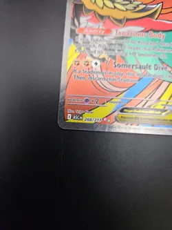 Pokemon TCG Mega Hawlucha EX 268/217 Attack Rare Full Art Ascended Heroes - Image 3