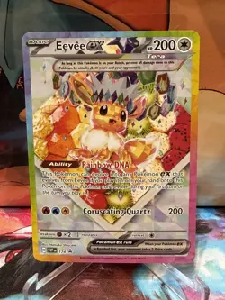 POKEMON EEVEE EX SIR BLACK STAR PROMO SVP 174 HOLO NM - Image 1