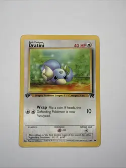 Pokemon 1st Edition Team Rocket (2000) - Dratini 53/82 - Common - LP/NM WOTC - Image 1