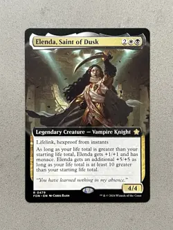 Elenda, Saint of Dusk (Extended Art) 479 Non-Foil MTG Foundations Magic - NM - Image 1