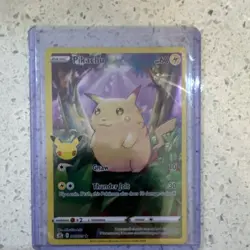 Pokemon Pikachu 005/025 Celebrations Holo Rare Basic 60 HP Gnaw Thunder Jolt - Image 1