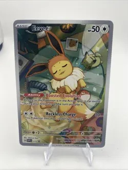 Pokemon Eevee 173 SV Scarlet & Violet Promo Holo 50 HP Reckless Charge - Image 1