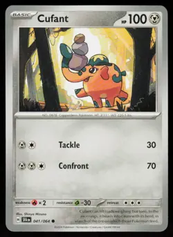 Cufant 041/064 Common Shrouded Fable Pokemon Near Mint - Image 1