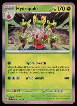Hydrapple 018/182 Rare Destined Rivals Pokemon Holo Near Mint - Image 1