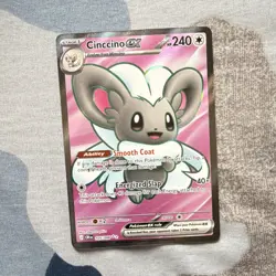 Pokemon Cinccino EX Chaos Rising Full Art 105/86 English - Image 1