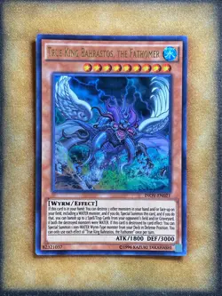 Yugioh True King Bahrastos, the Fathomer INOV-EN021 Ultra Rare NM - Image 1
