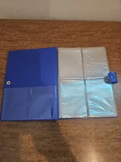 Pokemon Blue Charmander Vintage Binder 4-Pocket TCG Card Storage No Cards - Image 3