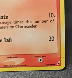 Charmander 48/100 EX Crystal Guardians Reverse Holo 2006 Pokemon TCG - Image 5