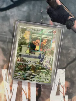 Pokemon TCG Obsidian Flames ETB Charmander Full Art Promo Card - Image 1