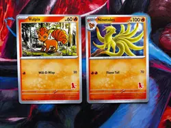 Vulpix & Ninetales My First Battle Charmander Stamped Deck Pokemon TCG - Image 1