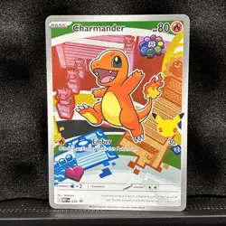 First Partner Illustration Charmander Promo Full Art Holo 038 Pokemon TCG - Image 1