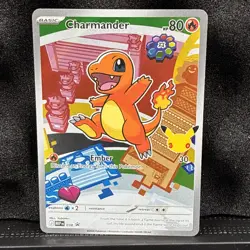 First Partner Illustration Charmander Promo Full Art Holo 038 Pokemon TCG - Image 2