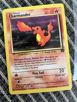 Pokemon TCG Charmander Team Rocket Series 50/82 Common Card - Image 1